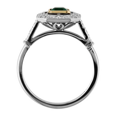 Brilliant Star Series: 18K rose gold inlaid natural diamond ring, elegant and classic luxury choice