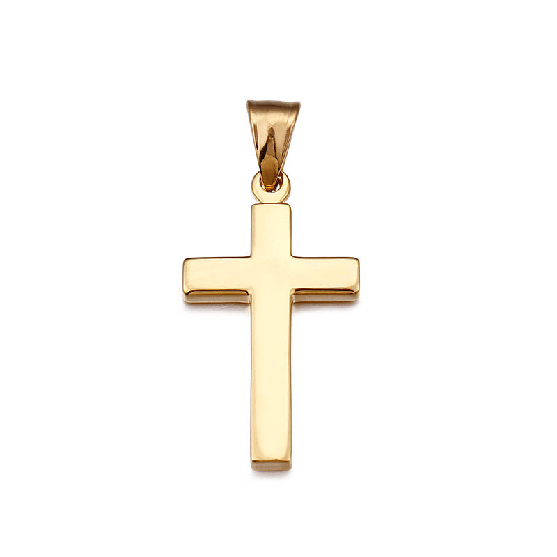 New pendant simple glossy cross pendant