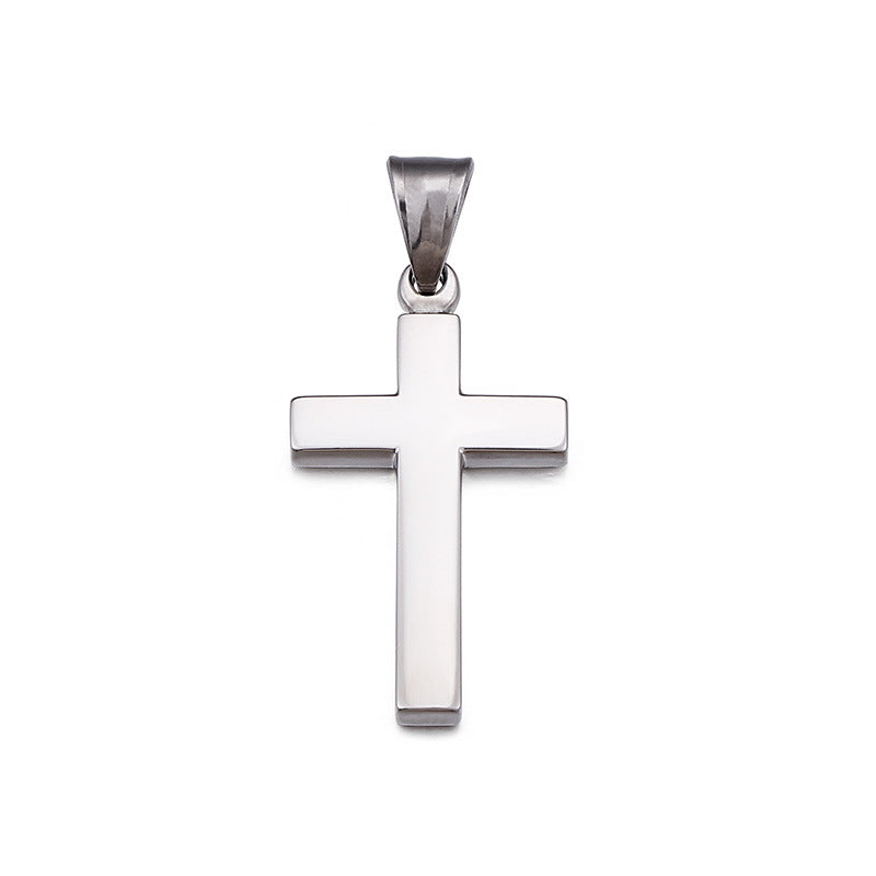 New pendant simple glossy cross pendant