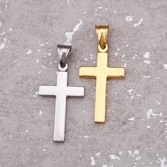 New pendant simple glossy cross pendant