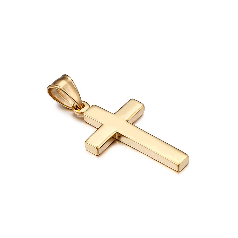 New pendant simple glossy cross pendant