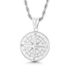 Compass compass hip hop pendant necklace jewelry accessories men and women necklace