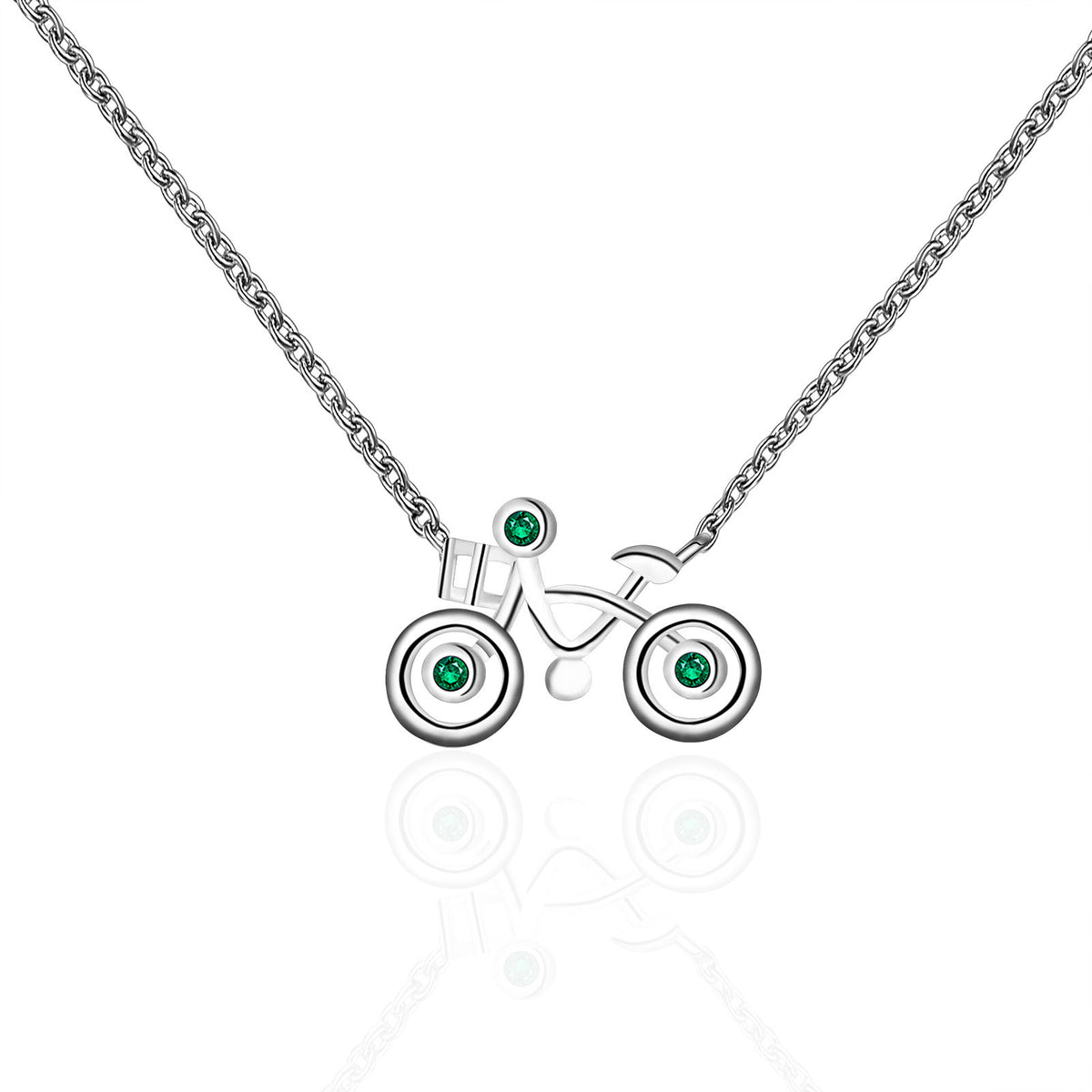 Very cute bicycle necklace pendant