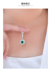 Gem-set vintage collarbone necklace