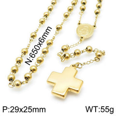 Ins style simple and fashionable variety of crosses with retro titanium steel necklaces women's jewelry