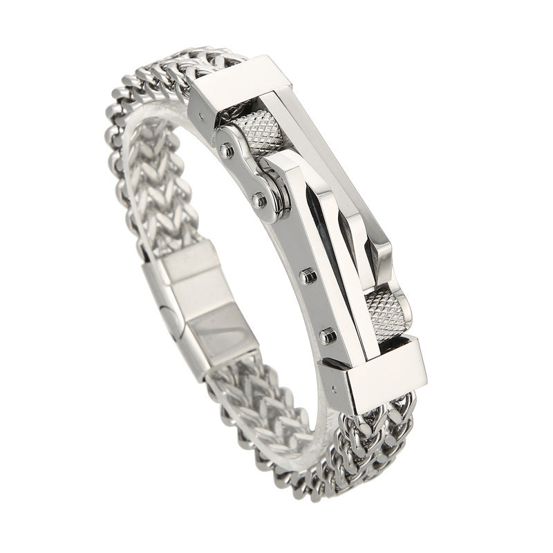 Rock and roll cool motorcycle bracelet