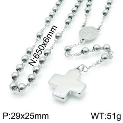 Ins style simple and fashionable variety of crosses with retro titanium steel necklaces women's jewelry