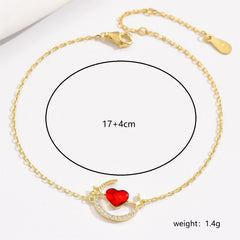 Christmas Romantic Heart Bracelet