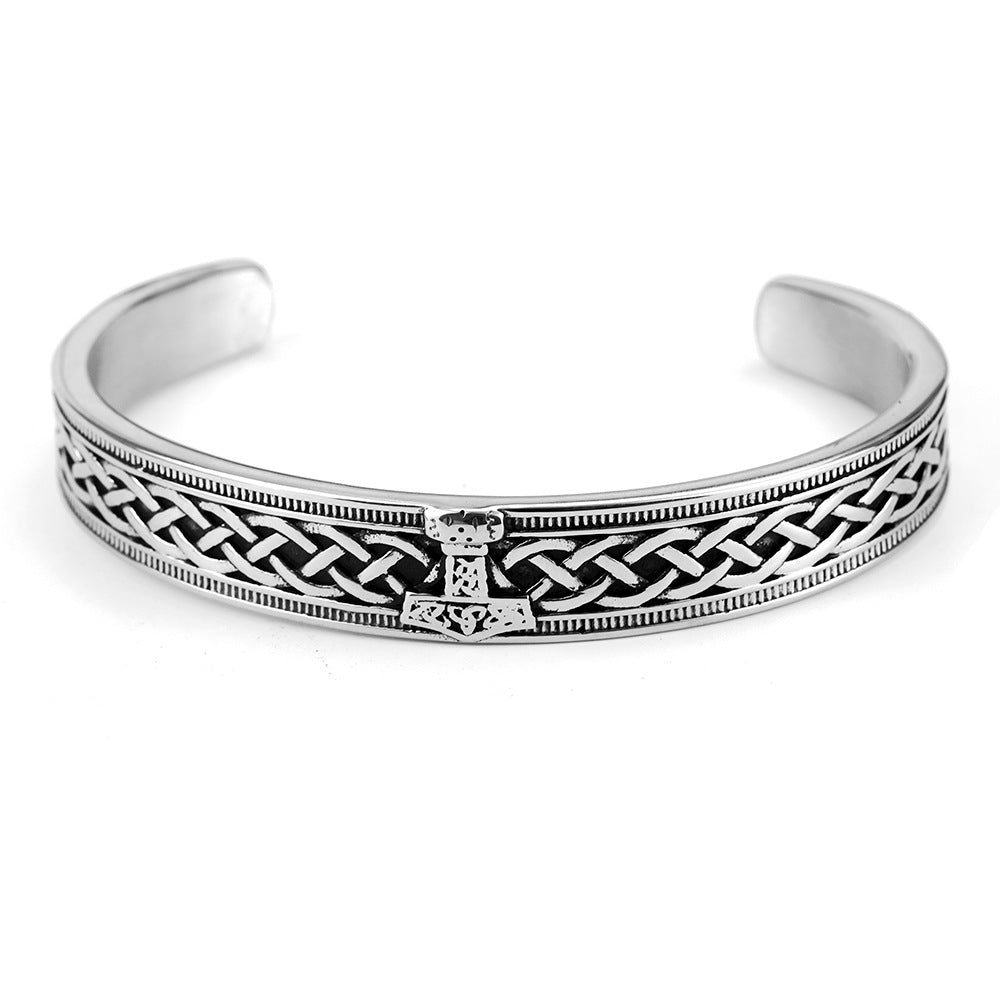 Thor's Hammer Stainless Steel Bracelet