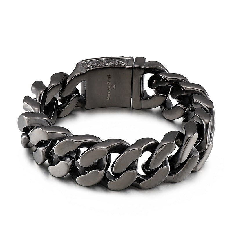 Men's Stainless Steel Skull Bracelet