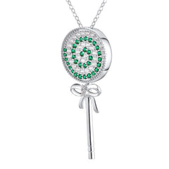 Lollipop necklace for women S925 silver