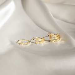 Double name rings Double name rings in sterling silver, yellow gold and rose gold